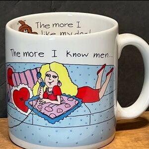 Vintage Russ Colorful Cartoon Coffee Mug
